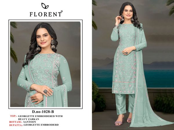 FLORENT 1028 A B C D PAKISTANI SALWAR SUITS ONLINE