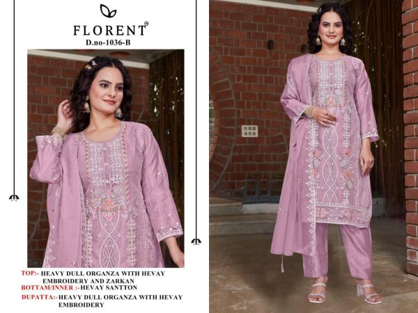 FLORENT 1036 A B C D PAKISTANI SALWAR SUITS ONLINE