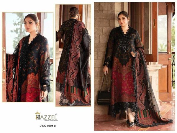 HAZZEL 0304 B COTTON PAKISTANI SUITS IN INDIA