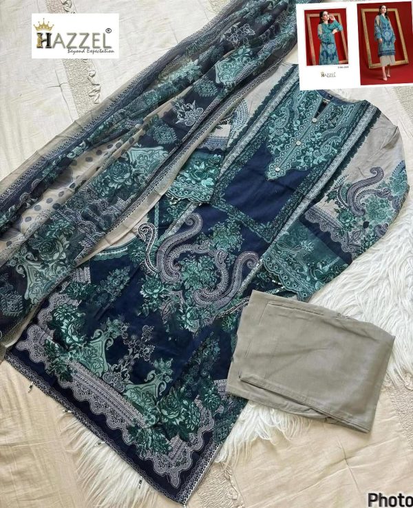 HAZZEL 0325 COTTON EMBROIDERED SALWAR SUITS