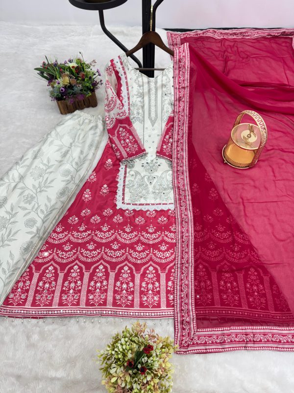 HK 1705 DESIGNER PLAZZO SUITS WHOLESALE