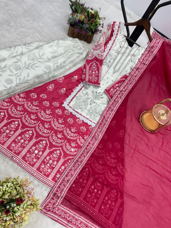 HK 1705 DESIGNER PLAZZO SUITS WHOLESALE