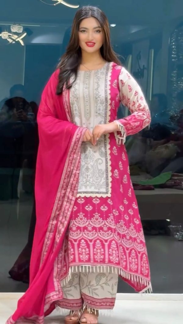 HK 1705 DESIGNER PLAZZO SUITS WHOLESALE