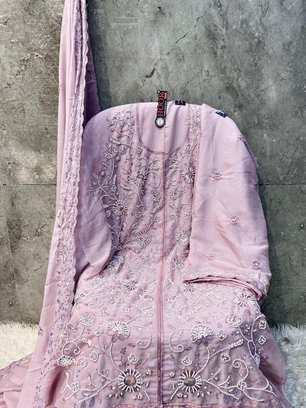 HOOR TEX H 372 B GEORGETTE PAKISTANI SUITS IN INDIA