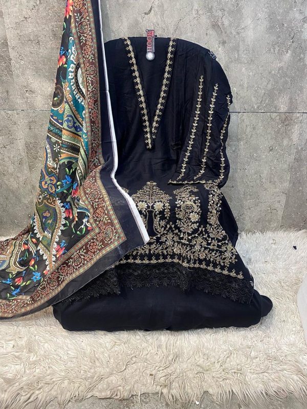 HOOR TEX H 374 RAYON PAKISTANI SALWAR SUITS