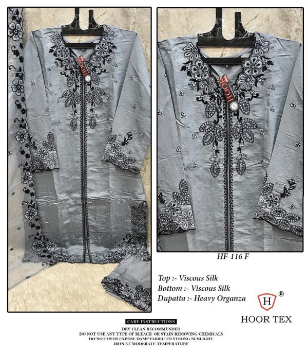 HOOR TEX HF 116 E F G H READYMADE PAKISTANI SUITS