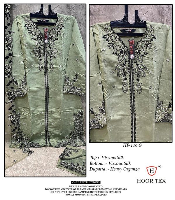 HOOR TEX HF 116 E F G H READYMADE PAKISTANI SUITS