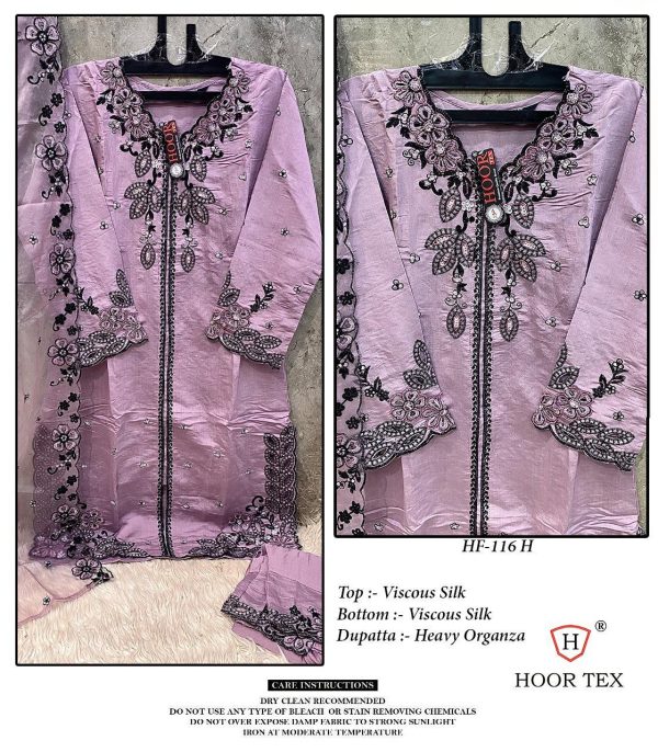 HOOR TEX HF 116 E F G H READYMADE PAKISTANI SUITS