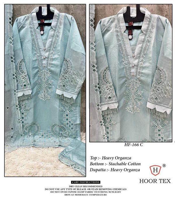 HOOR TEX HF 166 A B C D READYMADE SALWAR SUITS