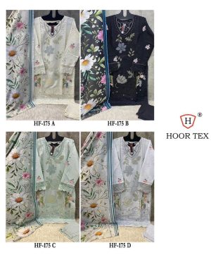 HOOR TEX HF 175 A B C D READYMADE COTTON SUITS