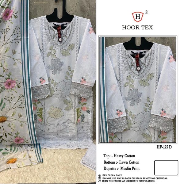 HOOR TEX HF 175 A B C D READYMADE COTTON SUITS