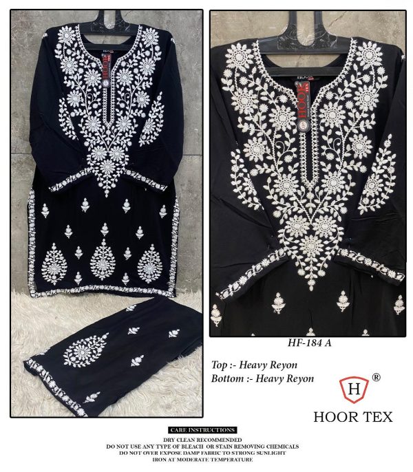 HOOR TEX HF 184 A B C D READYMADE PAKISTANI SUITS