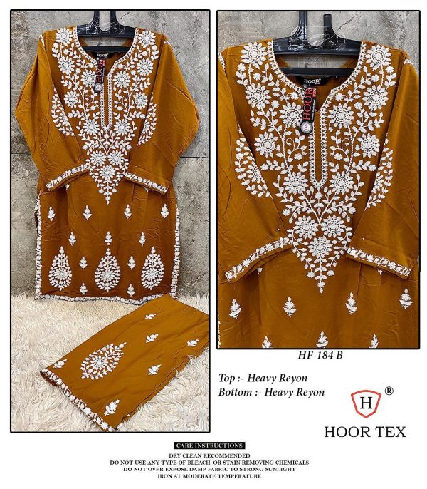 HOOR TEX HF 184 A B C D READYMADE PAKISTANI SUITS