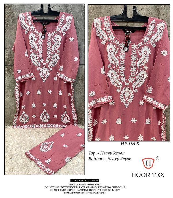 HOOR TEX HF 186 A B C D READYMADE PAKISTANI SUITS