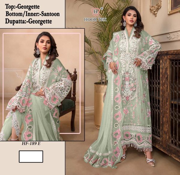 HOOR TEX HF 189 A TO I READYMADE PAKISTANI SUITS