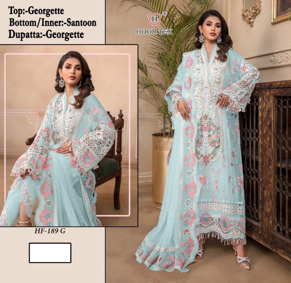 HOOR TEX HF 189 A TO I READYMADE PAKISTANI SUITS