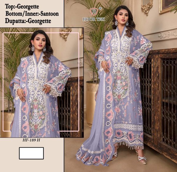 HOOR TEX HF 189 A TO I READYMADE PAKISTANI SUITS