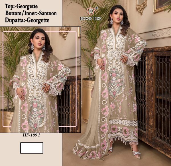 HOOR TEX HF 189 A TO I READYMADE PAKISTANI SUITS
