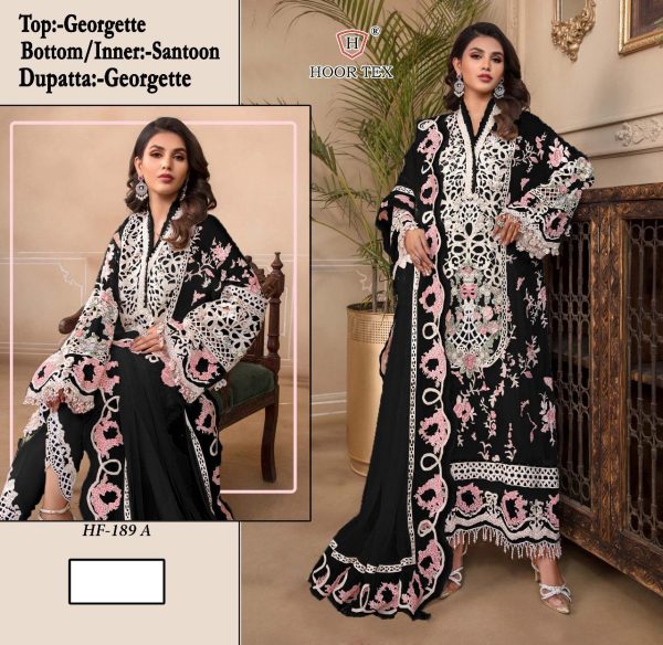 HOOR TEX HF 189 A TO I READYMADE PAKISTANI SUITS