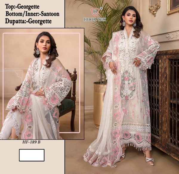 HOOR TEX HF 189 A TO I READYMADE PAKISTANI SUITS