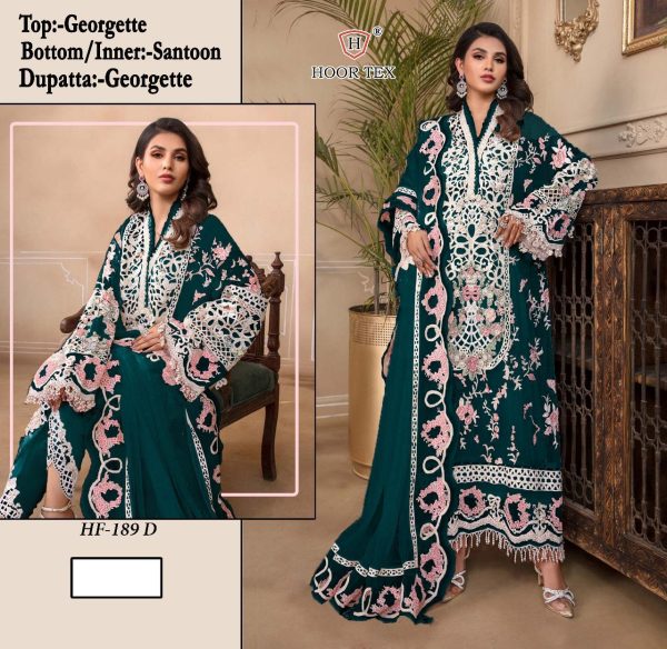 HOOR TEX HF 189 A TO I READYMADE PAKISTANI SUITS