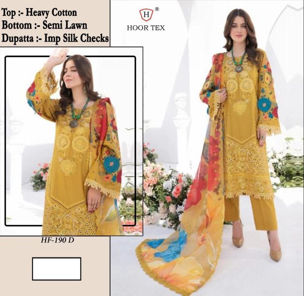 HOOR TEX HF 190 D READYMADE PAKISTANI SUITS IN INDIA