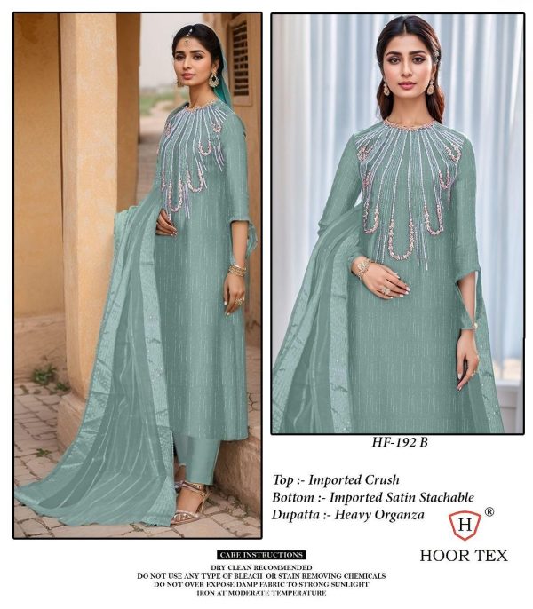 HOOR TEX HF 192 B READYMADE PAKISTANI SUITS IN INDIA