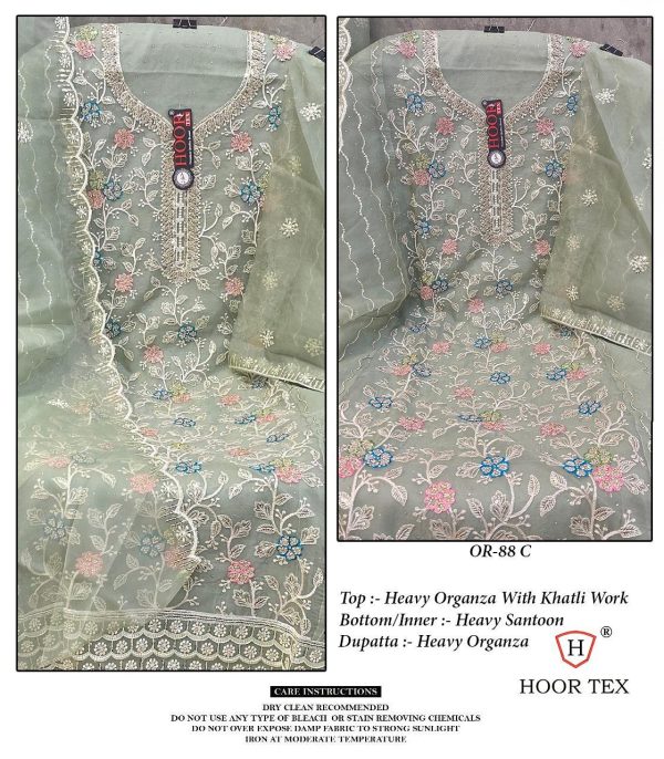 HOOR TEX OR 88 A B C D PAKISTANI SUITS WHOLESALE