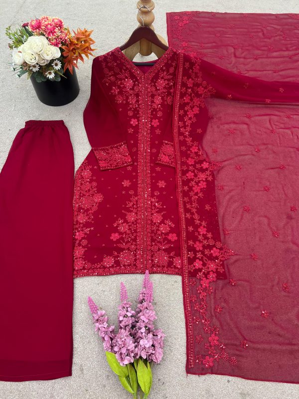 JAL FASHION JF 002 DESIGNER PLAZZO SUITS WHOLESALE