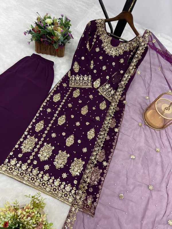 JAL FASHION JL 1034 B DESIGNER PLAZZO SUITS ONLINE