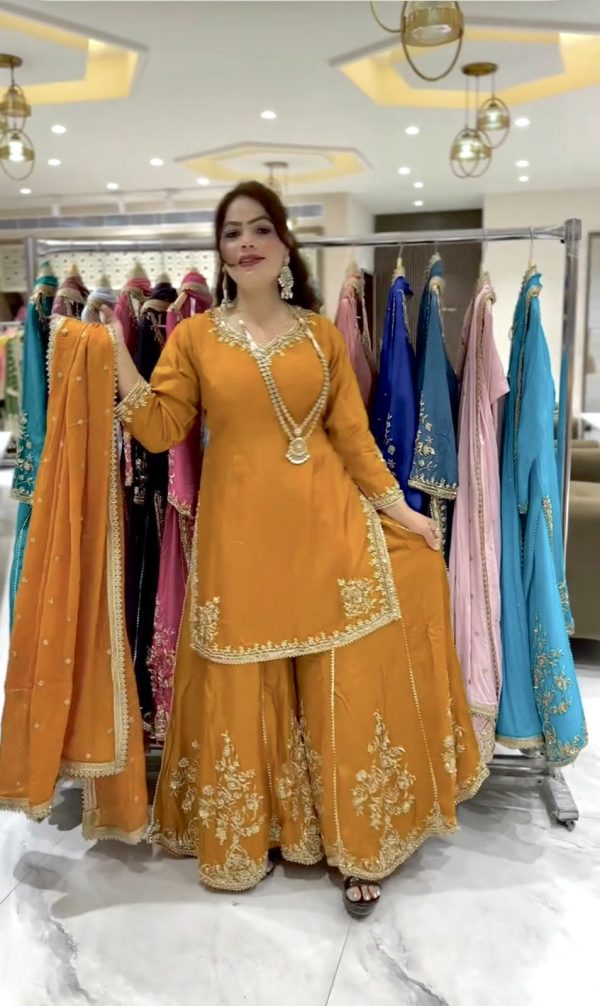 JAL FASHION JL 1037 DESIGNER PLAZZO SUITS