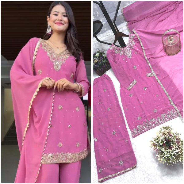 JENNY DESIGNER JD 603 A PLAZZO SUITS WHOLESALE