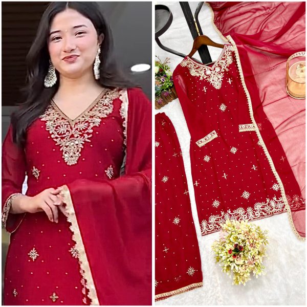 JENNY DESIGNER JD 603 B PLAZZO SUITS WHOLESALE