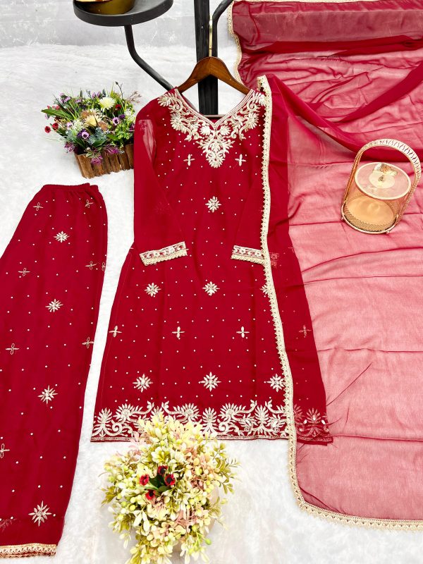 JENNY DESIGNER JD 603 B PLAZZO SUITS WHOLESALE