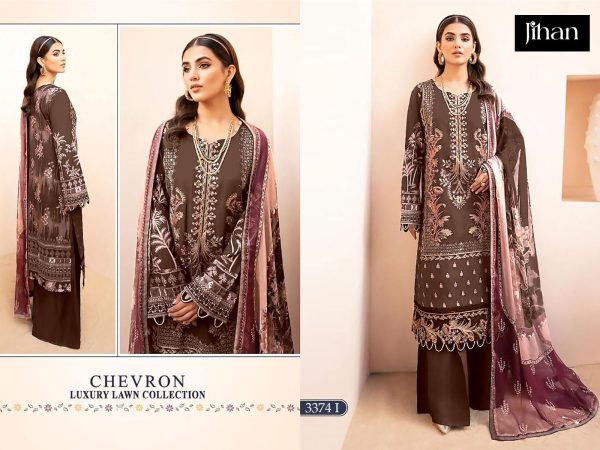 JIHAN 3374 I PAKISTANI COTTON SALWAR SUITS