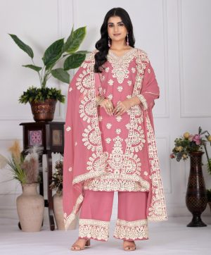 KARMA FASHION KF 1688 A DESIGNER PLAZZO SUITS