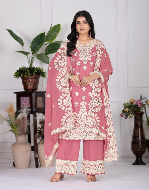 KARMA FASHION KF 1688 A DESIGNER PLAZZO SUITS