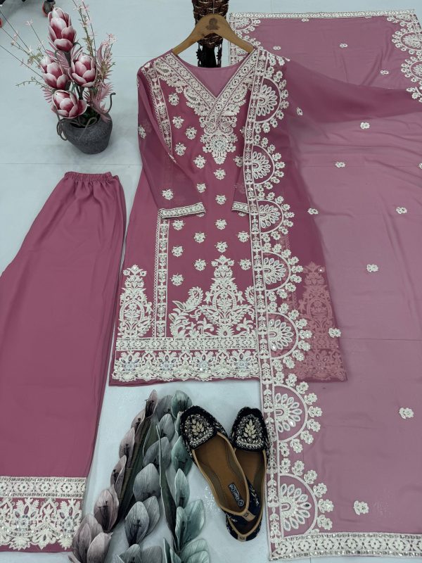 KARMA FASHION KF 1688 A DESIGNER PLAZZO SUITS