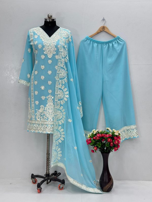 KARMA FASHION KF 1688 C DESIGNER PLAZZO SUITS
