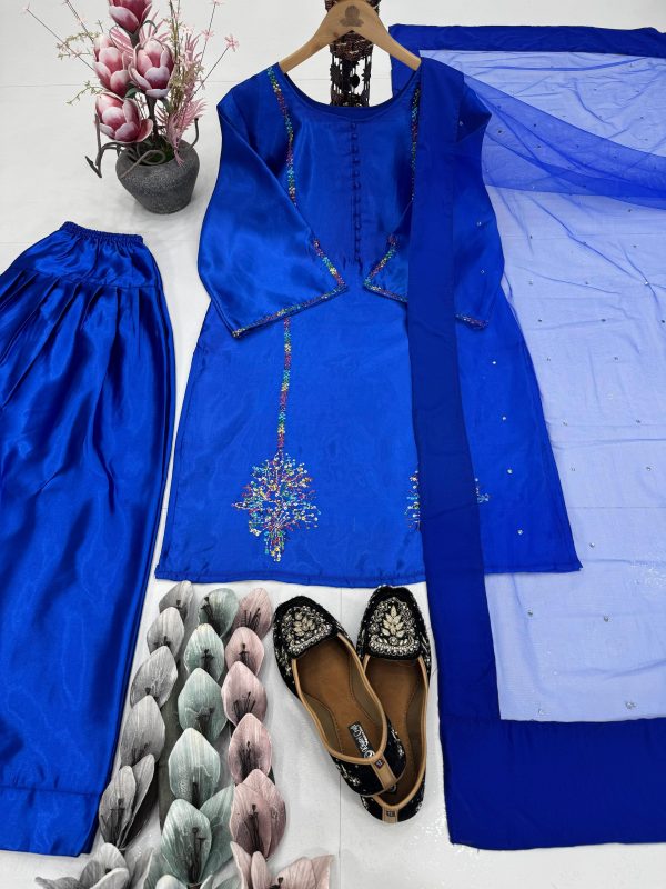 KARMA FASHION KF 1689 HEAVY NATURAL CREAP FARSHI SUITS
