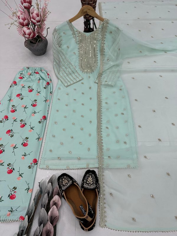 KARMA FASHION KF 1691 DESIGNER PLAZZO SUITS