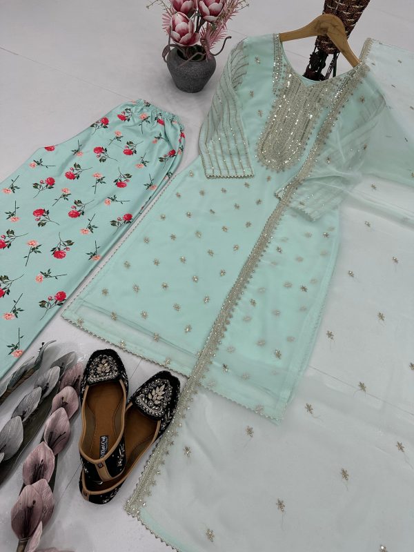 KARMA FASHION KF 1691 DESIGNER PLAZZO SUITS