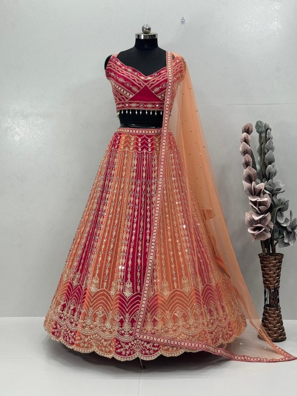 KARMA FASHION MT 1042 DESIGNER LEHENGA WHOLESALE