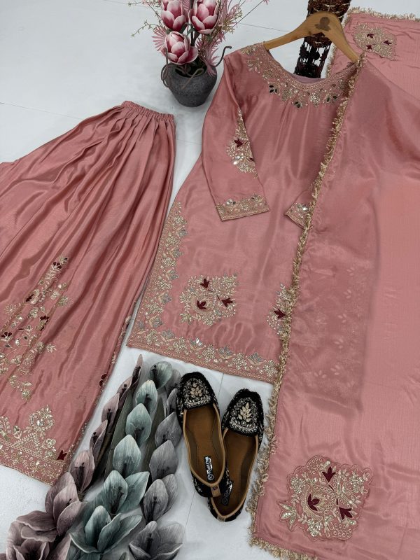 KARMA FASHION MT 1043 DESIGNER PLAZZO SUITS