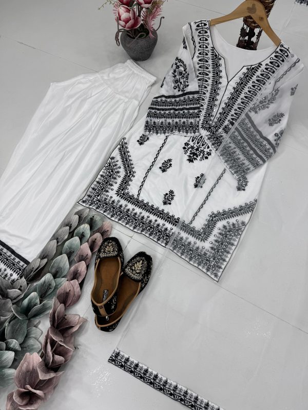 KARMA FASHION ST 214 B NATURAL SILK SALWAR SUITS