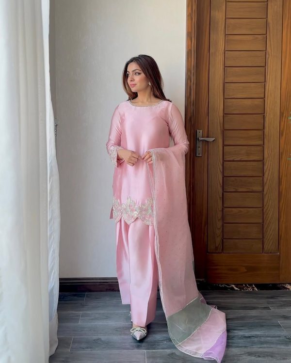 KARMA FASHION ST 216 NATURAL CREAP FARSHI SUITS