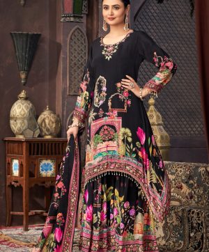 KARMA FASHION ST 217 A FANCY SALWAR SUITS ONLINE