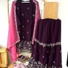 KAVYA FAB KF 3158 B DESIGNER GEORGETTE SHARARA SUITS