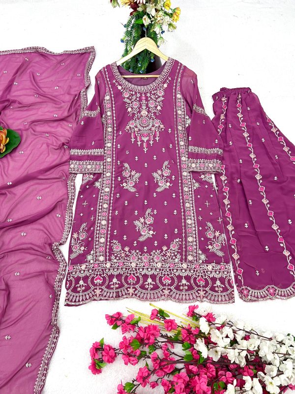 KAVYA FAB KF 3162 A PLAZZO SUITS WHOLESALE