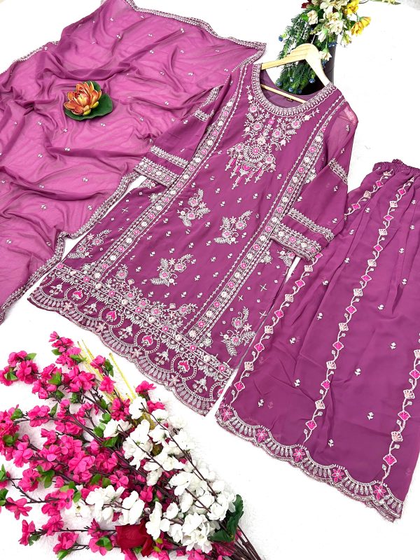 KAVYA FAB KF 3162 A PLAZZO SUITS WHOLESALE